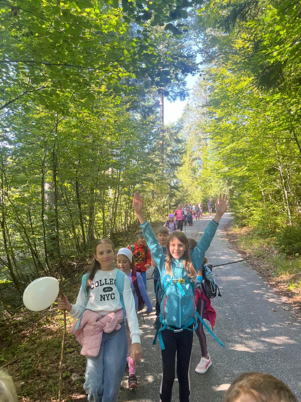 Gruppe beim Wandern